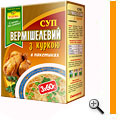 Суп вермишелевый с курицей в пакетиках (3 в 1)